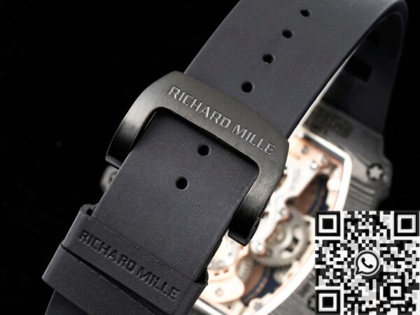 RM21-01 Tourbillon Black Strap Richard Mille Watch RM Factory