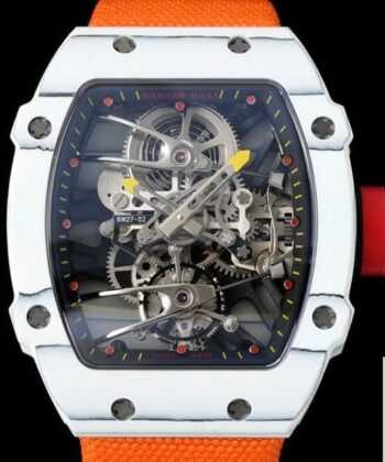 RM Factory Watch Richard Mille RM27-02 Tourbillon Orange Nylon