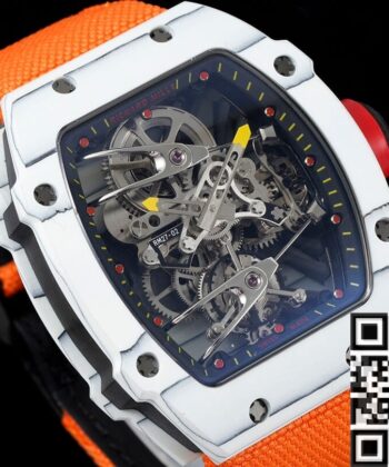 RM Factory Watch Richard Mille RM27-02 Tourbillon Orange Nylon