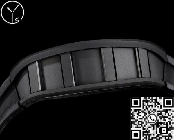 Replica Richard Mille RM052 Black Carbon Fiber Case YS Factory