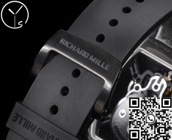 Replica Richard Mille RM052 Black Carbon Fiber Case YS Factory