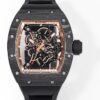 RM Factory RM055 Richard Mille Gold Bezel Carbon Fiber Case