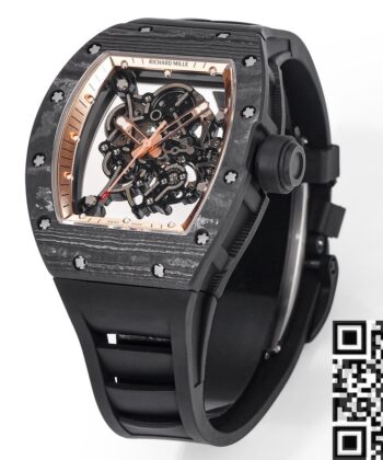 RM Factory RM055 Richard Mille Gold Bezel Carbon Fiber Case