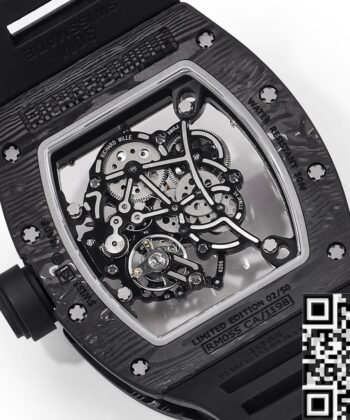 RM Factory RM055 Richard Mille Gold Bezel Carbon Fiber Case