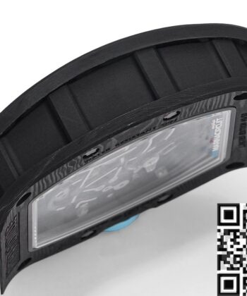 Richard Mille RM055 Blue Bezel Carbon Fiber Case RM Factory