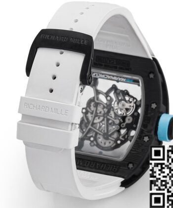 Richard Mille RM055 Blue Bezel Carbon Fiber Case RM Factory