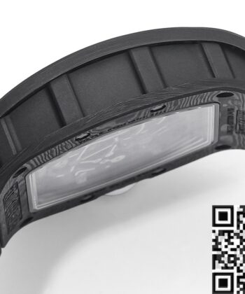 Richard Mille RM055 Watches Black Carbon Fiber Case RM