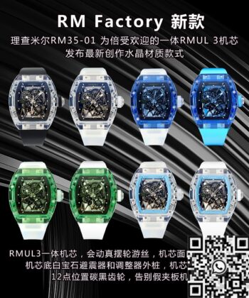 RM Factory RM35-01 Richard Mille Black Dial Watch