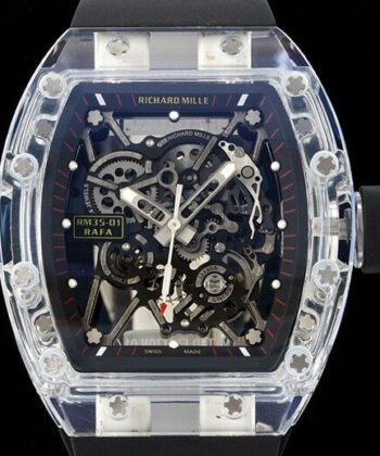 RM Factory RM35-01 Watches Richard Mille Black Dial Black Strap