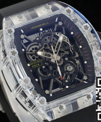 RM Factory RM35-01 Watches Richard Mille Black Dial Black Strap