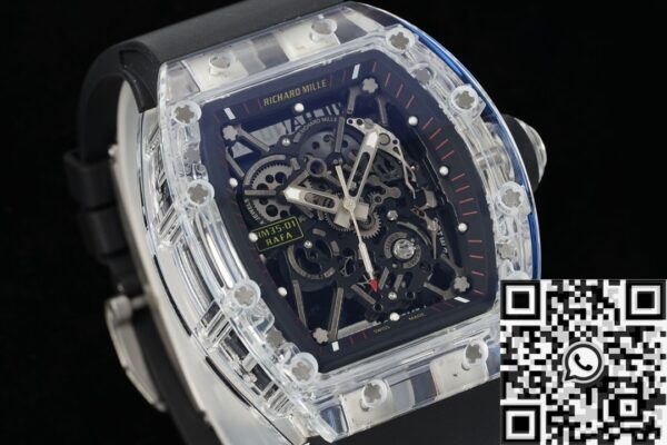 RM Factory RM35-01 Watches Richard Mille Black Dial Black Strap