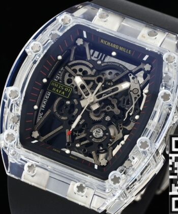 RM Factory RM35-01 Watches Richard Mille Black Dial Black Strap