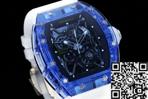 Richard Mille RM35-01 Watch Blue Crystal RM Factory