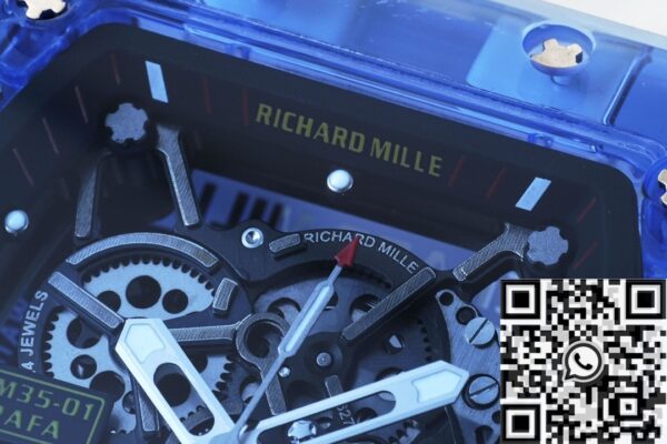 Richard Mille RM35-01 Watch Blue Crystal RM Factory