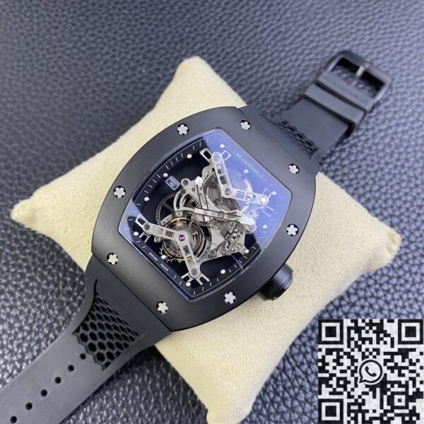 Richard Mille RM027 Black Titanium Tourbillon Watch YS Factory