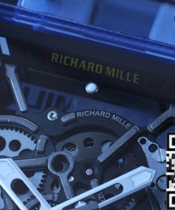RM35-01 Blue Strap Richard Mille Blue Crystal Watch RM Factory
