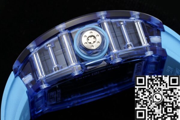 RM35-01 Blue Strap Richard Mille Blue Crystal Watch RM Factory