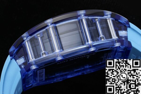 RM35-01 Blue Strap Richard Mille Blue Crystal Watch RM Factory