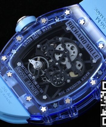 RM35-01 Blue Strap Richard Mille Blue Crystal Watch RM Factory