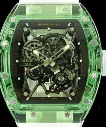 RM35-01 Green Crystal Richard Mille Watch RM Factory
