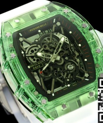 RM35-01 Green Crystal Richard Mille Watch RM Factory