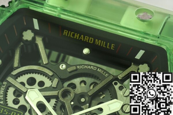 RM35-01 Green Crystal Richard Mille Watch RM Factory