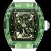 RM35-01 Richard Mille Green Crystal White Strap RM Factory