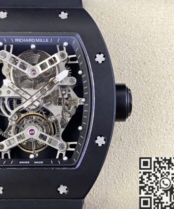 Richard Mille RM027 Black Titanium Tourbillon Watch YS Factory