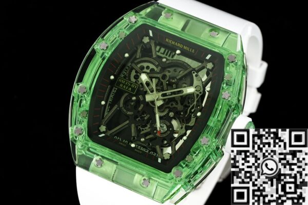 RM35-01 Richard Mille Green Crystal White Strap RM Factory