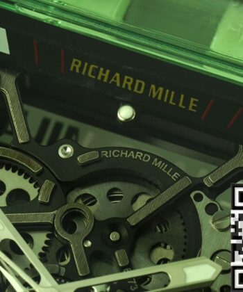 RM35-01 Richard Mille Green Crystal White Strap RM Factory