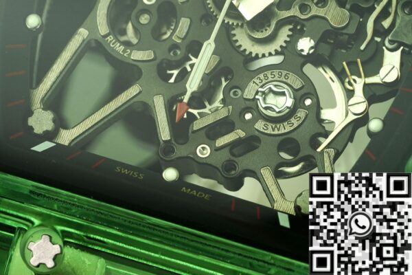 RM35-01 Richard Mille Green Crystal White Strap RM Factory