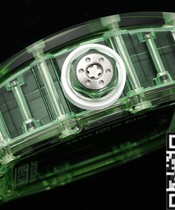 RM35-01 Richard Mille Green Crystal White Strap RM Factory