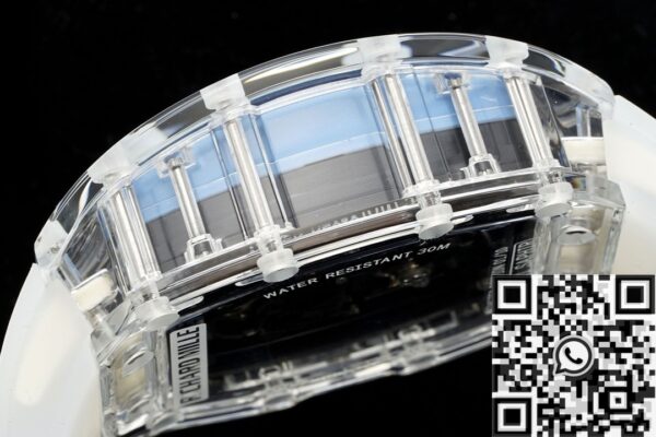 RM35-01 Blue Dial Richard Mille Transparent Strap RM Factory