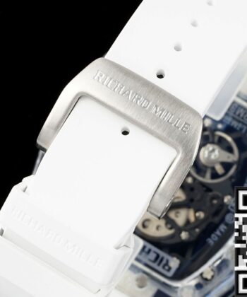 RM35-01 Watch RM Factory Richard Mille Blue Dial White Rubber