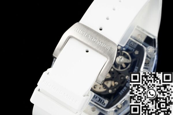RM35-01 Watch RM Factory Richard Mille Blue Dial White Rubber