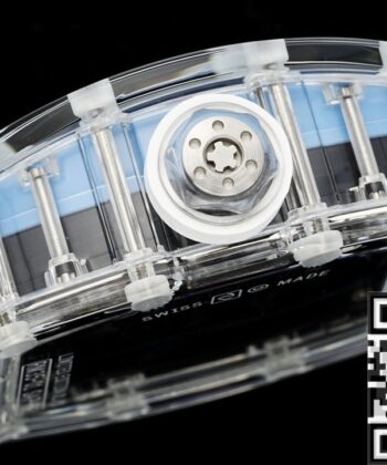 RM35-01 Watch RM Factory Richard Mille Blue Dial White Rubber