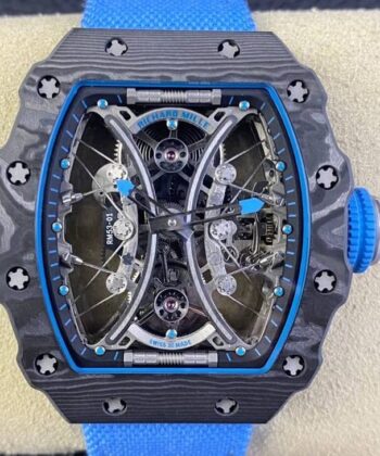 RM Factory RM53-01 Richard Mille Tourbillon Blue Nylon Strap