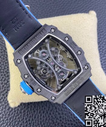 RM Factory RM53-01 Richard Mille Tourbillon Blue Nylon Strap