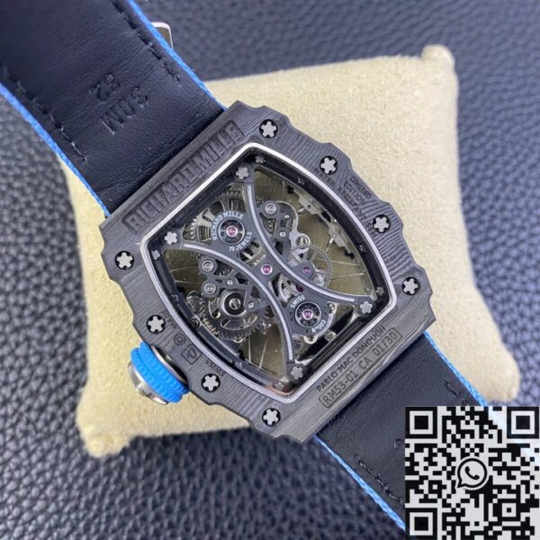 RM Factory RM53-01 Richard Mille Tourbillon Blue Nylon Strap