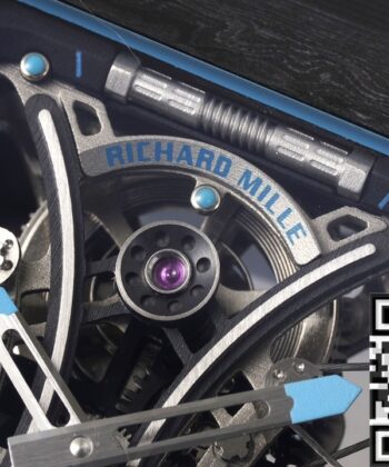 RM53-01 Tourbillon Blue Rubber Richard Mille Watch RM Factory