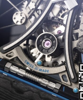RM53-01 Tourbillon Blue Rubber Richard Mille Watch RM Factory