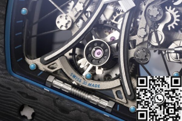RM53-01 Tourbillon Blue Rubber Richard Mille Watch RM Factory