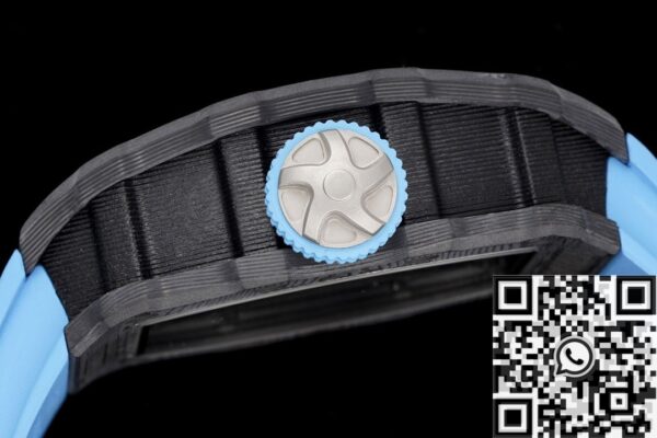 RM53-01 Tourbillon Blue Rubber Richard Mille Watch RM Factory
