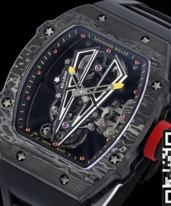 RM Factory RM27-03 Richard Mille Tourbillon Black Carbon Fiber