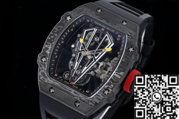RM Factory RM27-03 Richard Mille Tourbillon Black Carbon Fiber