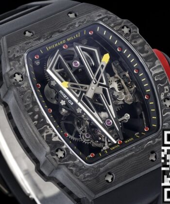 RM Factory RM27-03 Richard Mille Tourbillon Black Carbon Fiber