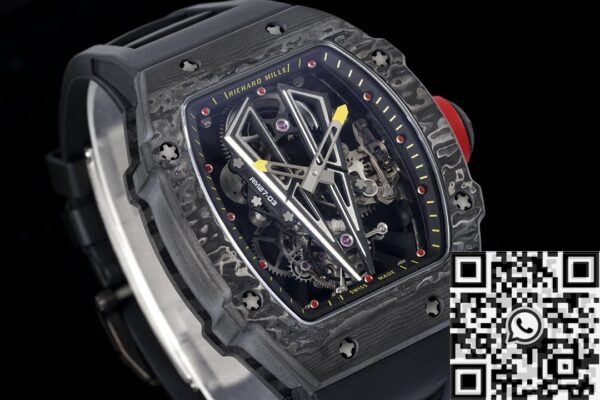 RM Factory RM27-03 Richard Mille Tourbillon Black Carbon Fiber