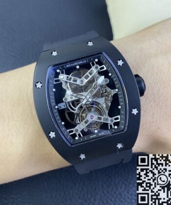 Richard Mille RM027 Black Titanium Tourbillon Watch YS Factory