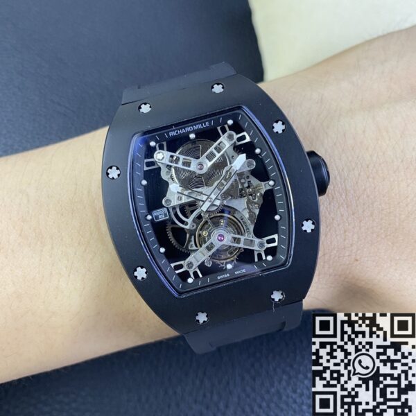 Richard Mille RM027 Black Titanium Tourbillon Watch YS Factory