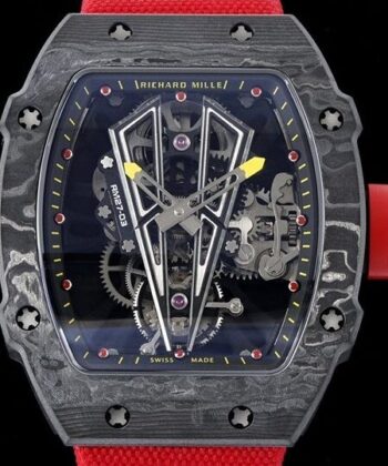 RM27-03 Red Nylon Strap Richard Mille Tourbillon RM Factory